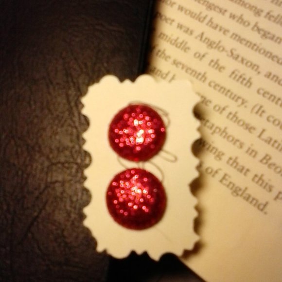 HOT N COOL OLGA'S JEWEL Jewelry - NWT Studs Pink Sparkling Glitter